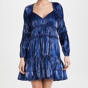 Cinq a Sept Tammy Tiered Shift Dress Size 0